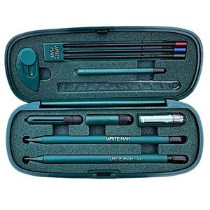 SENSI Write Man Vintage Mechanical Pencil & Drawing Set in Hard Case – Complete